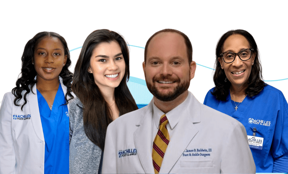 The Achilles Foot and Ankle Center care team in our Richmond office